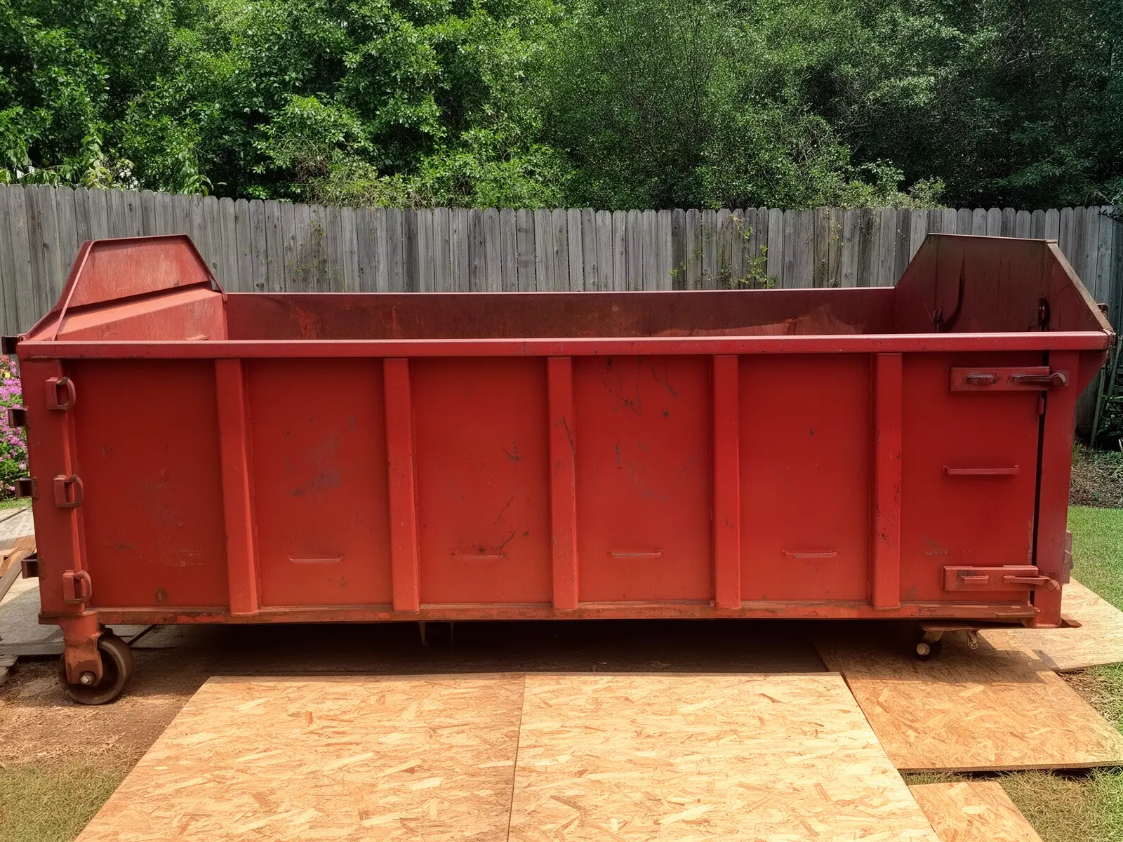 Roll-off dumpster from Schrock & Schrader Dumpster Rental in Berkeley, CA